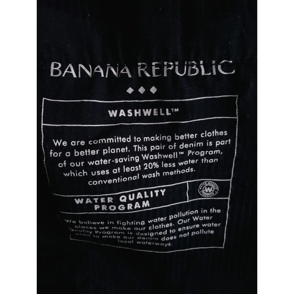 Banana Republic Travel Jean Mens 31x30 Navy Blue Slim Fit Tapered Chino Stretch